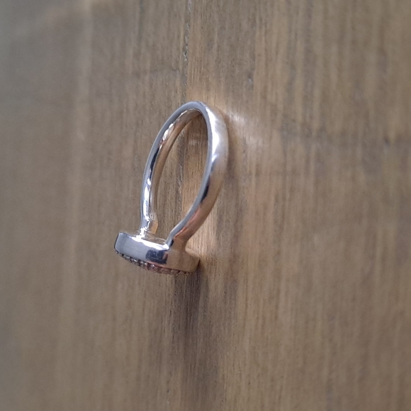 Monica Vinader Fiji Large Button Stacking ring - Picture 4 of 14